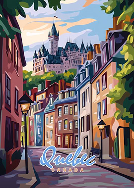 Quebec City Street Scene