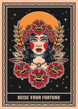 Fortune vintage tattoo art