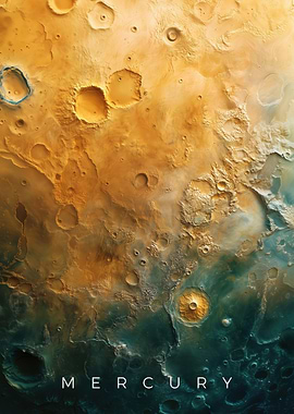 Mercury Highlands Crater Field