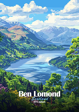 Ben Lomond Scotland Landscape