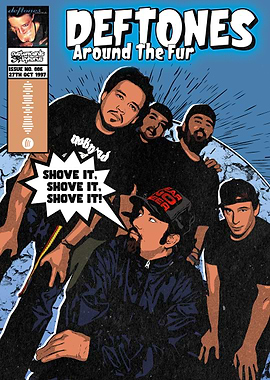 Deftones Around The Fur Comic Book Cover