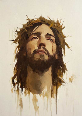 Jesus Christ Abstract Portrait