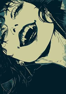 Vampire Woman Portrait