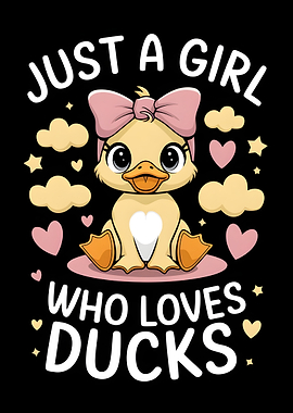 Duck Lover Girl Design