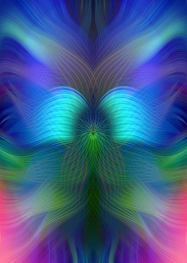 Abstract Colorful Lines