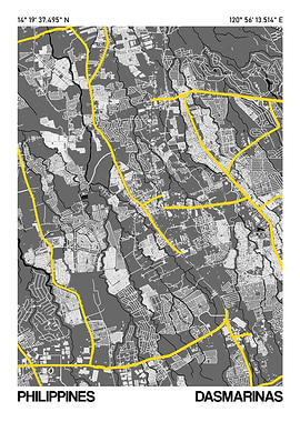 Dasmarinas City Street Map
