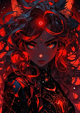 Red-Haired Anime Girl