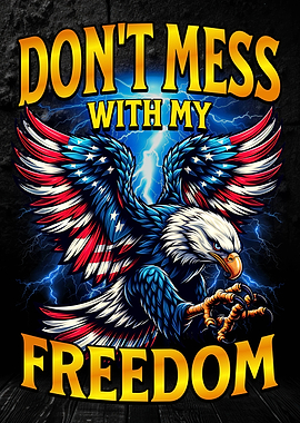 American Eagle Freedom USA America Land of the Free