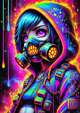 Cyberpunk Anime Girl