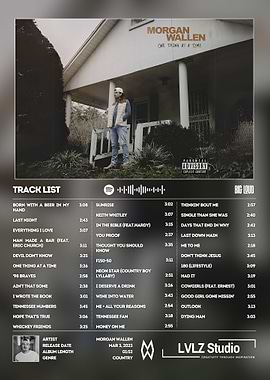 Morgan Wallen Album Cover