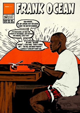 Frank Ocean Comic Book Cover