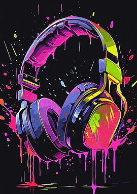 Neon Headphones