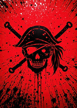Pirate Skull with Crossed Swords