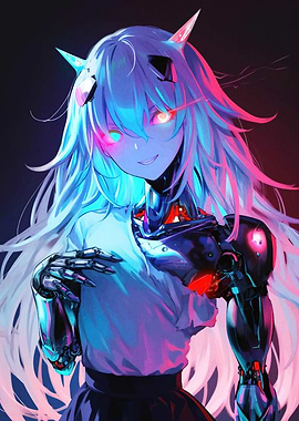 Cyberpunk Anime Girl
