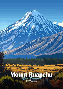 Mount Ruapehu, New Zealand