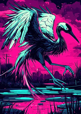 Neon Crane