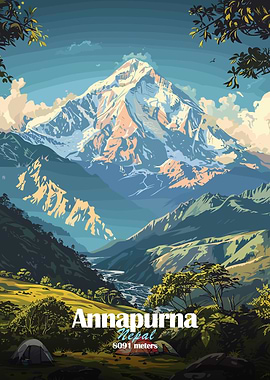 Annapurna Mountain Nepal
