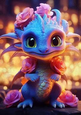 Cute Baby Dragon