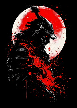 Samurai Blood Moon