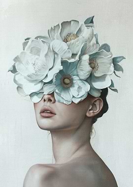 Woman with Flower Crown