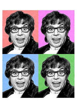 Austin Powers Pop Art