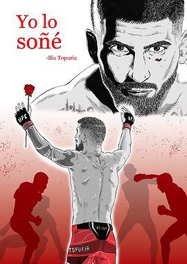 Ilia Topuria UFC Art