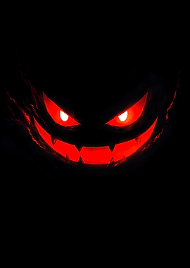 Evil Grin in Darkness