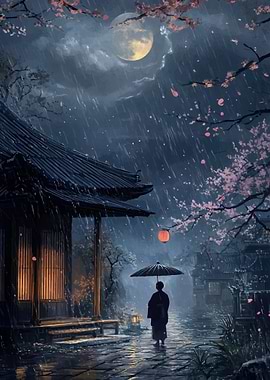 Rainy Night Japan