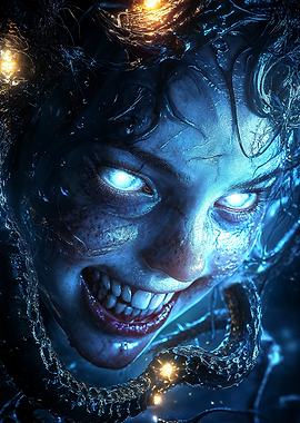 Glowing Eyes Monster