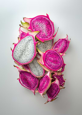 Dragon Fruit Slices