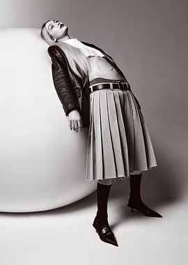 Gigi Hadid in Leather Jacket