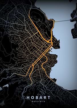 Hobart City Map