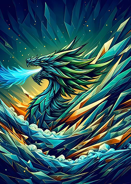 Crystalline Storm Dragon