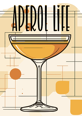 Original Aperol Cocktail Poster