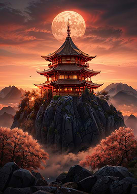Pagoda on Mountaintop