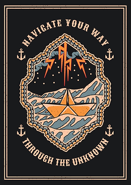 Navigate Your Way Paper Boat Art