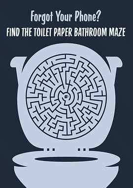 Bathroom Maze Game