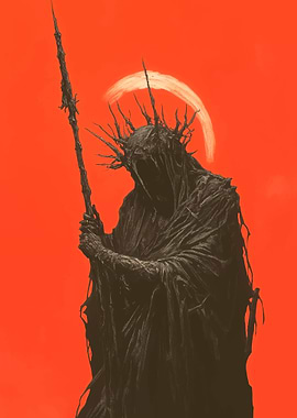 Dark Figure with Crown