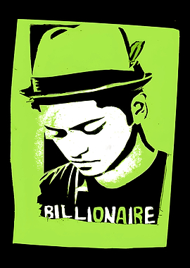 Billionaire Stencil Art
