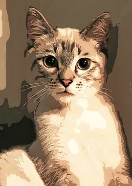 Cute Cat Portrait