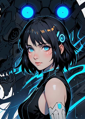 Cyberpunk Anime Girl