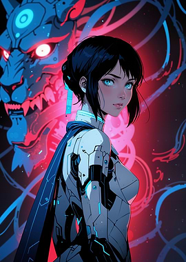 Cyberpunk Anime Girl