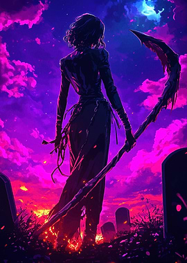 Silhouette of a Reaper