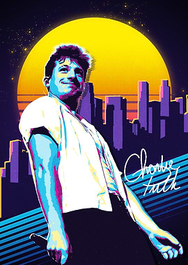 Charlie Puth Retro Art