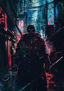 Cyberpunk Samurai
