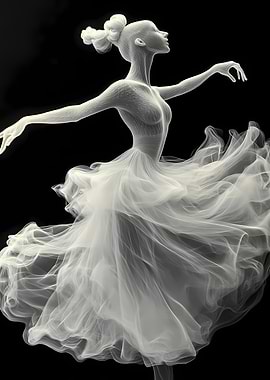 White Smoke Ballerina