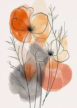 Watercolor Floral Art