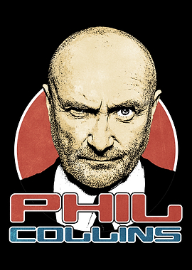 Phil Collins Vintage Poster