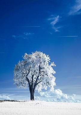 Snowy Tree Landscape
