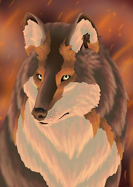 Wolf in Fire